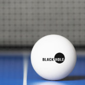 Zwarte hol pingpongbal (Net)