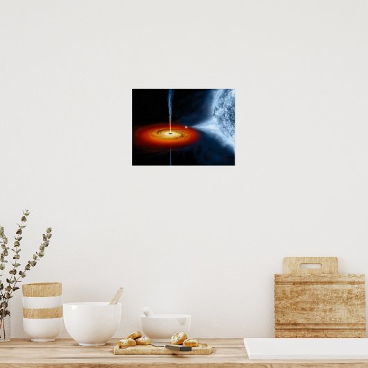 Zwarte hol poster (Keuken)