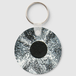 Zwarte hol sleutelhanger