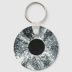 Zwarte hol sleutelhanger