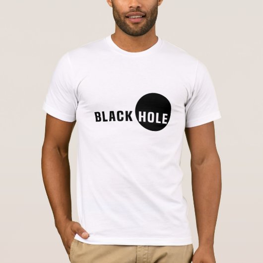 Zwarte hol t-shirt (Voorkant)