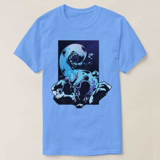 Zwarte hol t-shirt (Design voorkant)