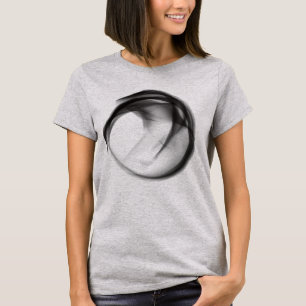 Zwarte hol t-shirt