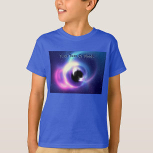 Zwarte hol t-shirt