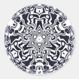 Zwarte Hole Birth (BHB) Ronde Sticker