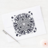 Zwarte Hole Birth (BHB) Vierkante Sticker (Envelop)