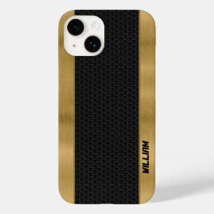 Zwarte Hole Metal Gold Background Case-Mate iPhone 14 Hoesje