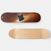 Zwarte Hole Space Kitten Dd Brand Persoonlijk Skateboard (Horizontaal)