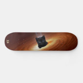 Zwarte Hole Space Kitten Dd Brand Persoonlijk Skateboard (Horizontaal)