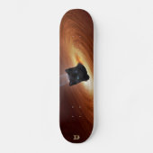 Zwarte Hole Space Kitten Dd Brand Persoonlijk Skateboard (Voorkant)