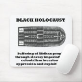 zwarte holocaust muismat (Met muis)