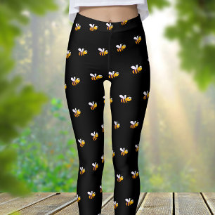 Zwarte hommels schattige grappige leggings
