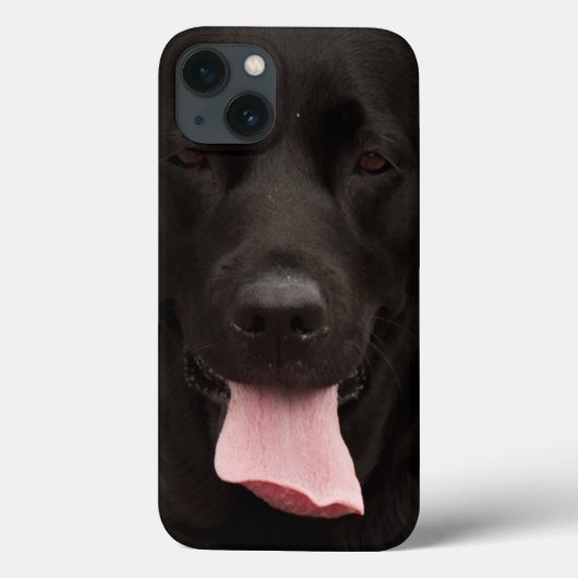 Zwarte hond Case-Mate iPhone case (Achterkant)