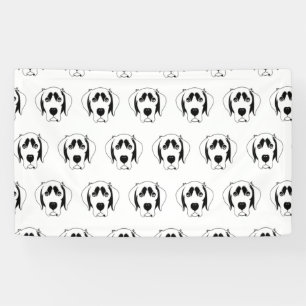 Zwarte Hond Gezicht Dierenliefhebber Huisdier Eige Spandoek