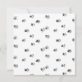 Zwarte hond hond Mum Puppy Pets Birthday Kaart (Achterkant)