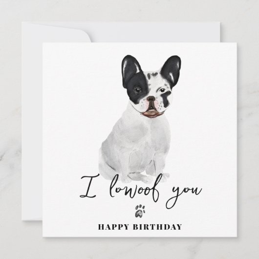 Zwarte hond hond Mum Puppy Pets Birthday Kaart (Voorkant)
