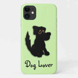 Zwarte hond/Hondenliefhebber iPod-aanraaktas Case-Mate iPhone Case