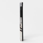 Zwarte hond met een kwaadaardig oog Case-Mate iPhone case (Achterkant/links)