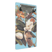 Zwarte hond mini klembord (Schuin)