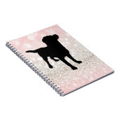 Zwarte hond notitieboek (Rechterzijde)