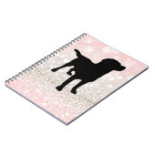 Zwarte hond notitieboek (Linkerzijde)