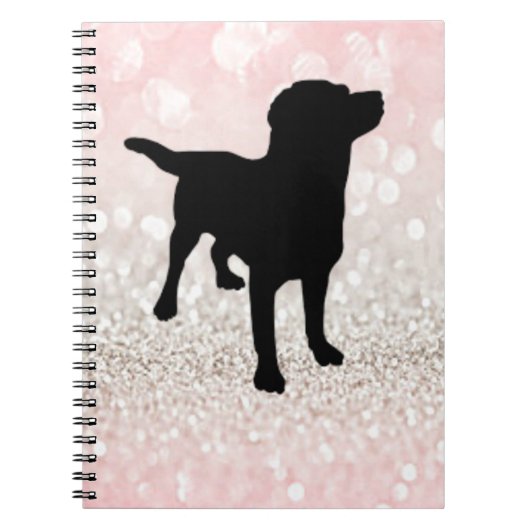 Zwarte hond notitieboek (Voorkant)
