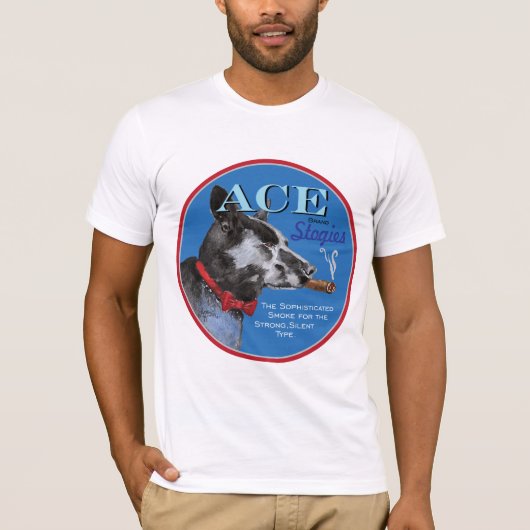 Zwarte hond t-shirt (Voorkant)