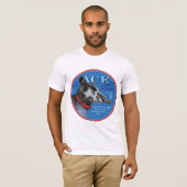 Zwarte hond t-shirt (Voorkant volledig)