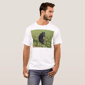 Zwarte Hond T-shirt (Voorkant volledig)