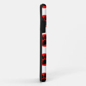 Zwarte honden in rode poka-stippen Case-Mate iPhone case (Achterkant/rechts)