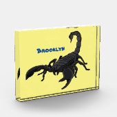 Zwarte hongerig schilderij cartoon fotoblokken (Links)