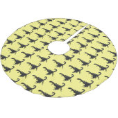 Zwarte hongerig schilderij cartoon kerstboom rok (Gekanteld)