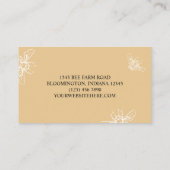 Zwarte honing is je favoriete Logo Visitekaartje (Achterkant)