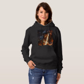zwarte hoodie (Voorkant volledig)