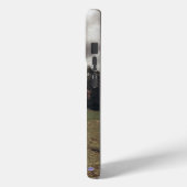 Zwarte hoogland Schotse koe grazend  retro Case-Mate iPhone Case (Achterkant / Links)