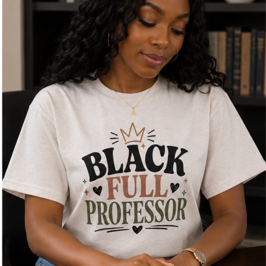 Zwarte hoogleraar, Afro-Amerikaanse professor Tri-Blend Shirt