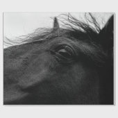 ZWARTE HORSE CADEAUPAPIER (Vlak)