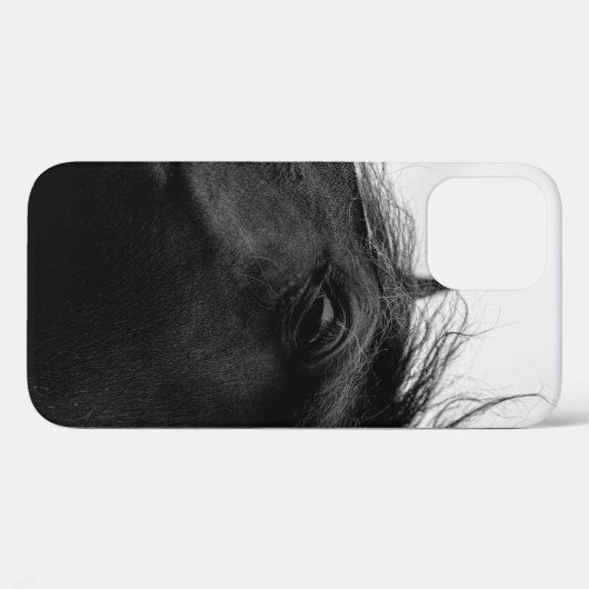 ZWARTE HORSE Case-Mate iPhone CASE (Achterkant (horizontaal))