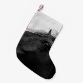 ZWARTE HORSE KLEINE KERSTSOK (Voorkant (Hangend))