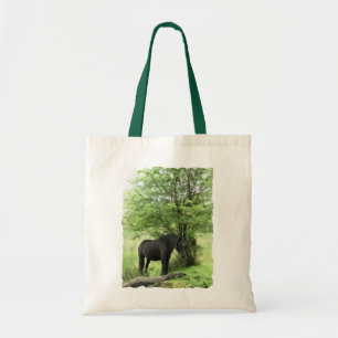 ZWARTE HORSE TOTE BAG