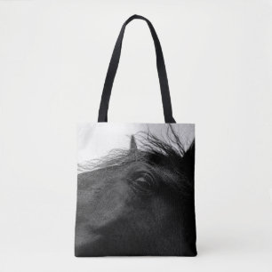 ZWARTE HORSE TOTE BAG