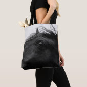 ZWARTE HORSE TOTE BAG (Dichtbij)