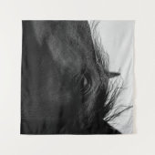 ZWARTE HORSE WANDKLEED (Voorkant (horizontaal))