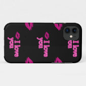 zwarte hou van je Case-Mate iPhone case (Achterkant (horizontaal))