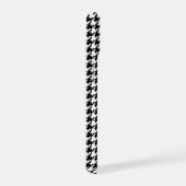 Zwarte Houndstooth iPhone 15 Case (Rechterkant)