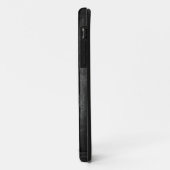 Zwarte Houten Patroon iPhone hoes (Achterkant/links)