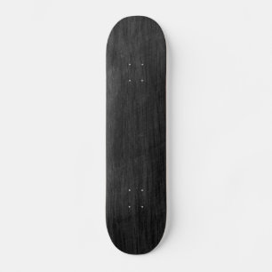 Zwarte houtextuur persoonlijk skateboard