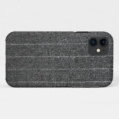 Zwarte houtskool met twitteraar en twitteraar Case-Mate iPhone case (Achterkant (horizontaal))