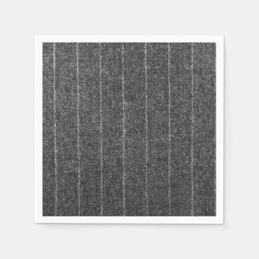 Zwarte houtskool met twitteraar en twitteraar servetten (Voorkant)