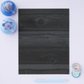 ZWARTE HOUTSTRIPES ACHTERGRONDEN SJABLOON WALLPAPE FLYER (Enkel)